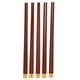 thumbnail image 3 of Juego de 5 pares de palillos de madera de estilo chino, vajilla segura hecha a mano, regalo para familiares y amigos, madera de sándalo rojo, 3 of 15