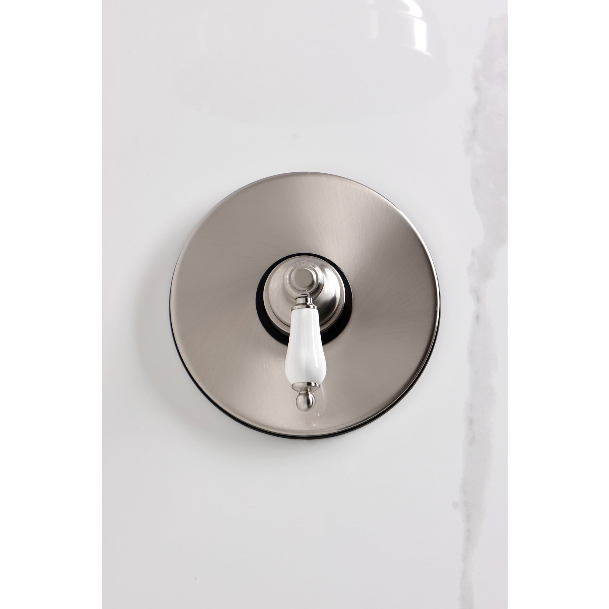 Kingston Brass KB6338PLTO Victorian Single-Handle Pressure Balanced Tub Faucet in Brushed Nickel