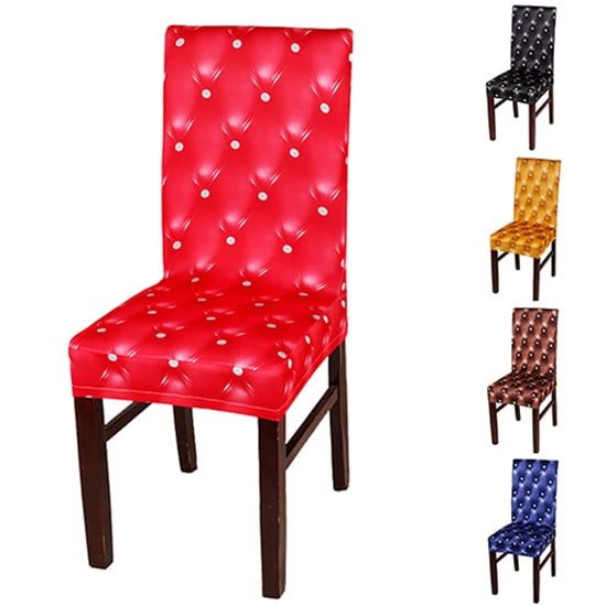 Flmtop Elasticity Chair Cover Dining Room Wedding Folding Party Banquet Short Slipcover