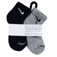 thumbnail image 4 of Nike Dri-FIT 6-Pack Quarter Length Socks - Black/White Youth 10C-3Y, Cushioned, Breathable, Moisture-Wicking Athletic Socks, 4 of 4