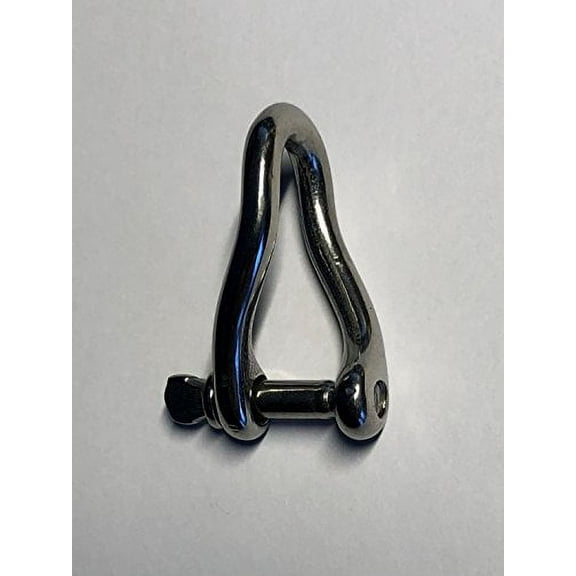 Stainless Steel 316 Twist Shackle 5/32" (4mm) Marine Grade