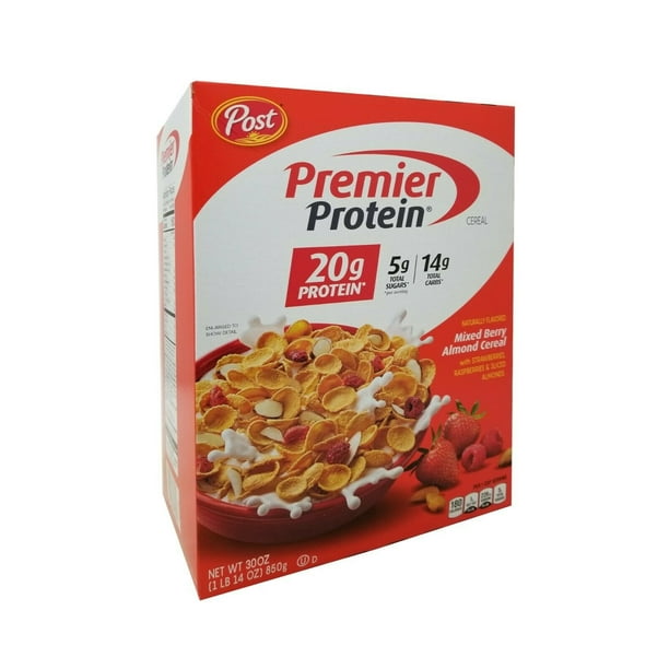 Premier Protein Mixed Berry Almond Cereal, 30 Ounce