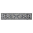 thumbnail image 2 of Washable Skid-Resistant Runner Rug Geometric Navy/Cream 24" x 96", 2 of 9