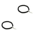 thumbnail image 1 of relayinert Bracelets Pendentifs Croix Confortables pour Look Tendance Large Application Léger Noir 2Set, 1 of 6
