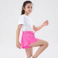 thumbnail image 4 of Butterfly Athletic Shorts Women Child Spandex Youth 2in1 Flowy Running Tennis Skirt Short Sport Summer Cool Casual Pants Girls (Mum Purple,S(40-47.5KGS)), 4 of 7