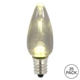 thumbnail image 2 of Vickerman C9 Twinkle Transparent Plastic LED Warm White Dimmable Bulb, 25 per bag, 2 of 2