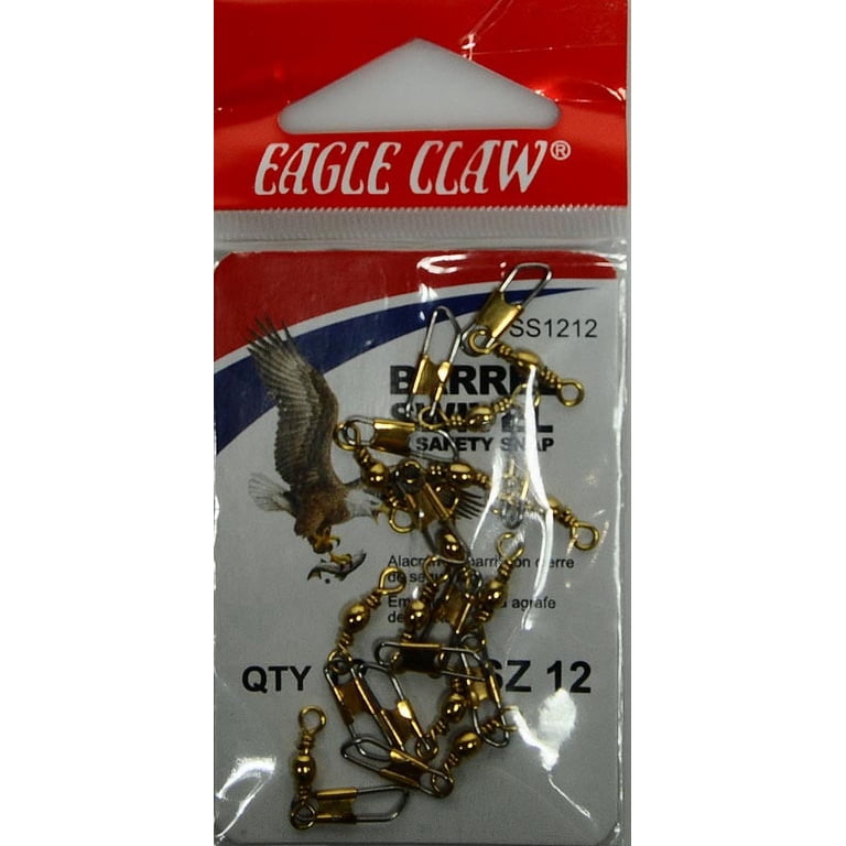 Eagle Claw Fishing SS1212 Barrel Swivel - Size 12 - Twisting