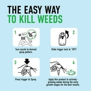 Roundup For Lawns1 with QuickHand Sprayer, Weed Killer for Use on Northern Grasses, 1.5L