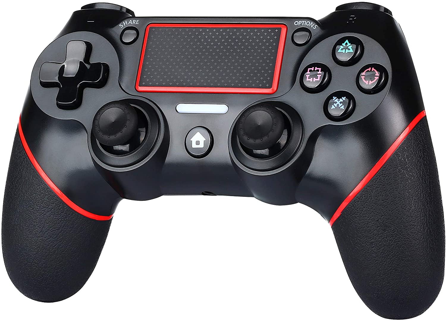 Ærlig glemsom Politisk SPBPQY Replacement for PS4 Controller, Wireless Controller Dual Vibration  Game Joystick Controller for PS4/ Slim/Pro, Compatible with PS4 Console -  Red - Walmart.com