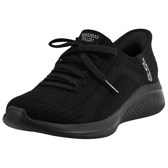 Skechers Walking Shoes for Women Slip-Ins Ultra Flex 3.0 Daylight Slip on Shoes Engineered Knit Upper Cushioned Insole Flexible Outsole