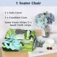 thumbnail image 6 of Piccocasa Sofa Cover Floral Stretch Sofa Slipcover #20 Chair-1seater 35" x 55", 6 of 7