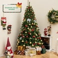 thumbnail image 4 of Costway 7 FT Pre-Lit Artificial Christmas Tree with 1098 Branch Tips 1000 Warm White LED Lights 3 Lighting Modes, 4 of 10