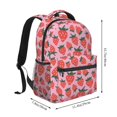thumbnail image 2 of Easygdp Cartoon Strawberry Mochila Ergonómica Versátil para Laptop - Múltiples Bolsillos, Correas Ajustables, Unisex para Escuela, Viajes y Actividades al Aire Libre-One Size, 2 of 5