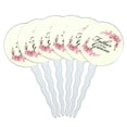 thumbnail image 1 of Wedding Floral Father of the Groom Cupcake Picks Toppers Decoration Set of 6, 1 of 6
