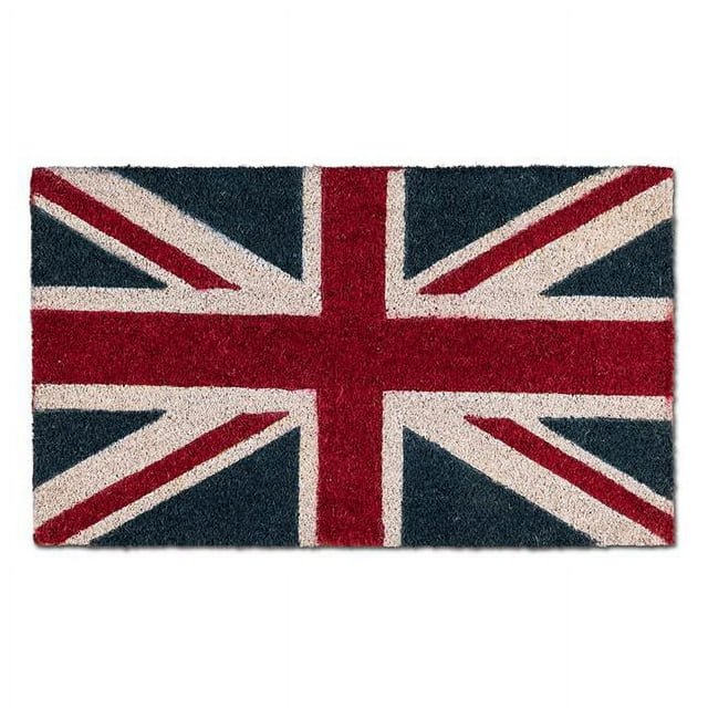 Abbott Collections AB-35-PFW-GE-416 Paillasson Drapeau Union Jack 18 x 30 Po, Bleu et Rouge