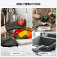thumbnail image 4 of SWIFTLITE Black Vinyl Gloves, Food Grade Gloves Disposable Latex Free & Powder Free, Guantes for Cleaning Cooking Food Prep (100, Small), 4 of 11