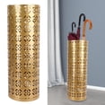 thumbnail image 2 of Soporte para paraguas Fabater, organizador de metal para interiores, dorado, 2 of 9
