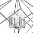 thumbnail image 4 of Bowery Hill Contemporary 6 Light Cube Pendant Light in Nickel, 4 of 6