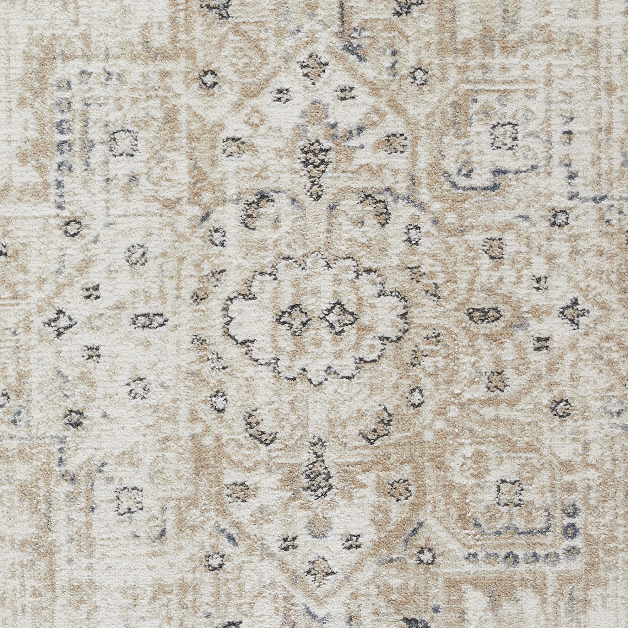 Loomaknoti Kehleigh Zayari 9' x 12' Ivory Oriental Indoor Area Rug