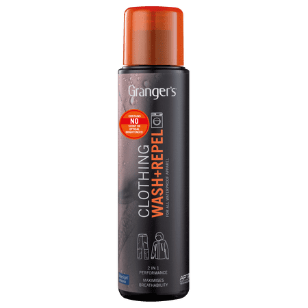 Grangers Clothing Wash + Repel / Cleaner & Wash-In Waterproofer for Outerwear / (Best Way To Wash Clothes)