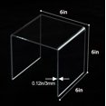 thumbnail image 2 of Clear Acrylic Riser Square Display Stand (6X6X6 Inch), 2 of 5