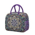 thumbnail image 1 of Sac à Lunch Artistique Ethnique Design Paisley Rétro Isolé Sac Thermique pour Extérieur, 1 of 6