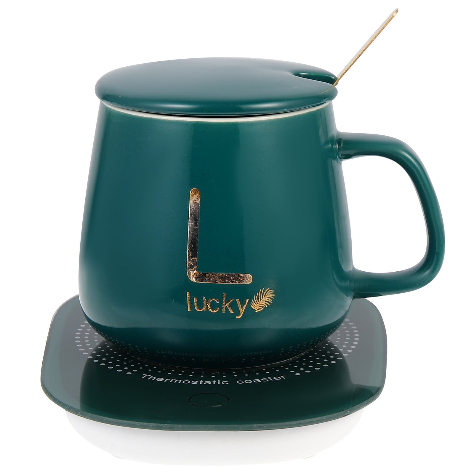 RARELEMON Coffee Mug Warmer, Electric Beverage Warmers for Office Home Desk Use, Smart Cup Warmer Thermostat Coaster for Hot Coffee Tea Espresso Milk