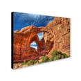 thumbnail image 2 of Trademark Fine Art "Double Arch" Canvas Art by Pierre Leclerc, 2 of 3
