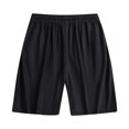 thumbnail image 4 of BELLZELY Mens Shorts Elastic Waistband Clearance Men Ice Silk Fitness Running Stretch Yoga Pant Soft Men's Cotton Yoga Sweatpants, 4 of 5