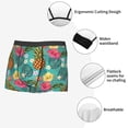 thumbnail image 5 of Wukai Pineapple Print Men’s Underwear Breathable Boxer Briefs,&nbsp;Moisture Wicking & Breathable-X-Large, 5 of 7