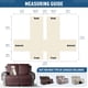 thumbnail image 4 of Funda impermeable para sofá reclinable TAOCOCO para 2 plazas, color café, 4 of 7