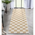 thumbnail image 6 of Well Woven Apollo Flatwoven Modern Squares Yellow 2' x 5' Runner Rug, 6 of 6