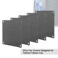 thumbnail image 3 of 5Pcs 12x12cm PC Computer PVC Fan Cover Dust proof Storage Bag Black, 3 of 7