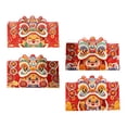 thumbnail image 1 of veasfak 4Pcs Chinese New Year Red Envelopes Money for Birthday Spring Festival C, 1 of 7