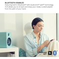 thumbnail image 6 of Kanto YU4 140W Powered Bookshelf Speakers with Bluetooth and Phono Preamp | Matte Black | Pair, 6 of 9