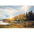 thumbnail image 2 of Poynter, Kelly 18x13 Black Ornate Wood Framed with Double Matting Museum Art Print Titled - Great Autumn Day, 2 of 4