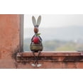 thumbnail image 3 of De Kulture Works Iron Rabbit With Apple Decorative Collectible Figurine Showpiece, 3 of 6