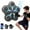 black, variant on Uutvmp Smart Music Boxing Machine Upgraded Smart Bluetooth Rechargeable Musical Boxing Machine with Boxing Gloves Wall-Mounted Punching Trainer