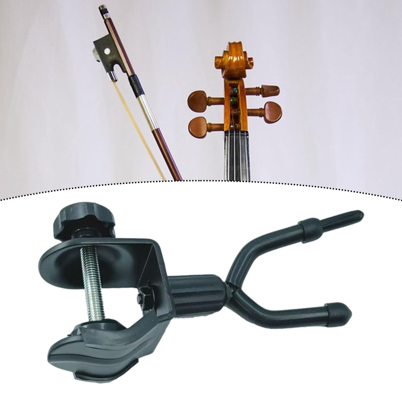 JWQFBC Hanger for Microphone or Sheet Music Stand Viola Hook Multifunctional Holder for Black