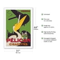 thumbnail image 2 of Pelican Cigarettes - American Virginia Tobacco - Vintage Advertising Poster by Charles Yray c.1925 - Fine Art Rolled Canvas Print 27in x 40in, 2 of 4