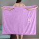 thumbnail image 4 of Toalla de baño envolvente para mujer, envoltura de ducha de microfibra absorbente con bolsillo, cierre ajustable de botón, tela suave y amigable con la piel, múltiples colores, 4 of 6