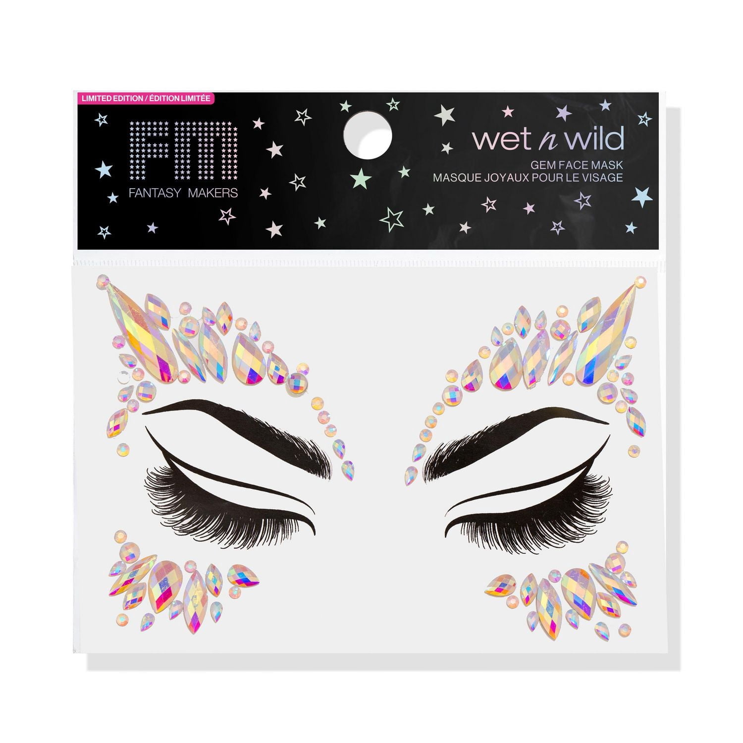 Fantasy Makers Gem Face Mask - Stone Cold Witch