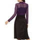 thumbnail image 3 of Inspire Chic Chaquetas de Satén para Mujeres para Vestido de Noche Cárdigan de Malla Abierto Elegante Bolero de Boda 3XL Púrpura Oscuro, 3 of 6
