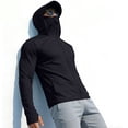 thumbnail image 3 of Xdegoge Full Coverage Sun Protection Jacket for Men with Face Mask Hooded Long Sleeve Performance Zip Up Lightweight Breathable Outdoor Fishing Hiking Shield Activewear Windbreaker Athletic Gear, 3 of 8