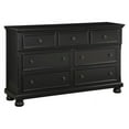 thumbnail image 3 of Home Elegance 1714BK-5 40 x 18 x 65.25 in. Laurelin Dresser with Hidden Drawer - Black Sand, 3 of 8