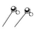 thumbnail image 6 of 16Pair 925 Sterling Earring Stud Posts Backs Studs DIY Back Post, 6 of 8