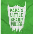 thumbnail image 2 of Papa's Little Beard Puller Humor Romper Boys or Girls Infant Baby Brisco Brands 18M, 2 of 6
