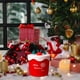 thumbnail image 4 of pstuiky Caja de manzanas navideñas Nochebuena Caja de regalo de frutas navideñas Papel de regalo navideño Navidad, 4 of 6