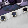thumbnail image 4 of Castle Fairy Game Controller Blackout Curtains Set of 2 (52x84 Each) for Teens Female Men,Video Game Gamepads Window Curtains,Abstract Camouflage Camo Curtains and Drapes,Lightweight Room Decor, 4 of 6