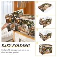 thumbnail image 4 of Storage Box With Lid 16.5x12.6x11.8In Foldable Stacked Household Storage Box Romantic Christmas Decoration, 4 of 7